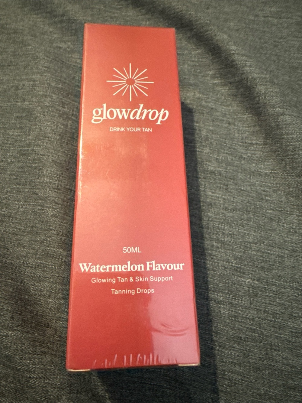 Glowdrop Watermelon Flavour Tanning Drops - Red